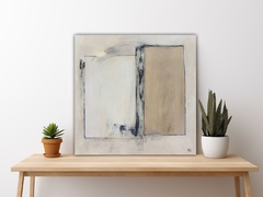 Kunstwerk abstrakt beige, braun 2278